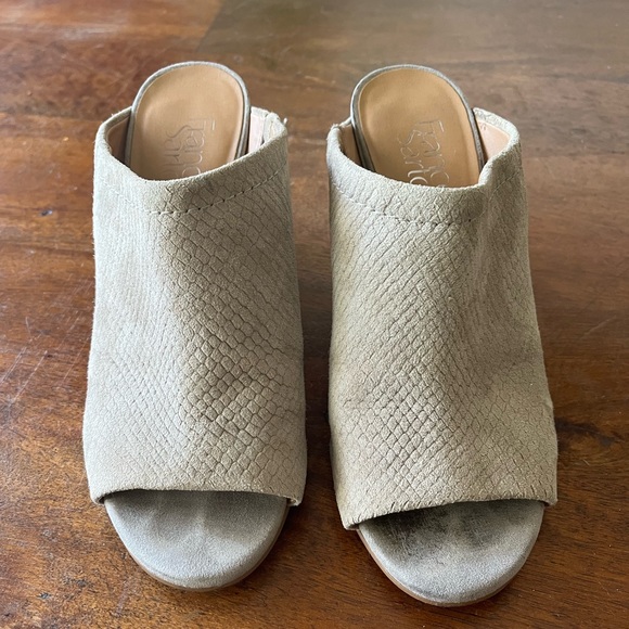 Franco Sarto Gray Mules - Picture 4 of 8